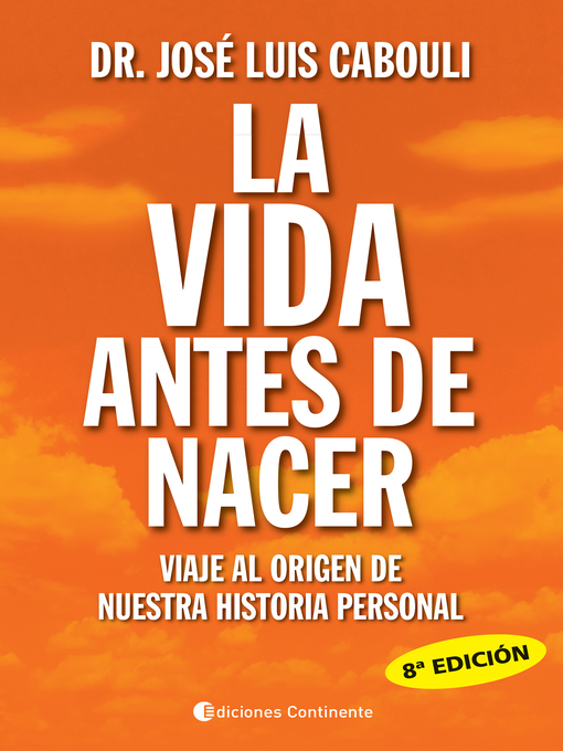 Cover image for La vida antes de nacer